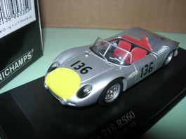 Porsche 718 RS 60  N°136 1961 * Minichamps 1:43