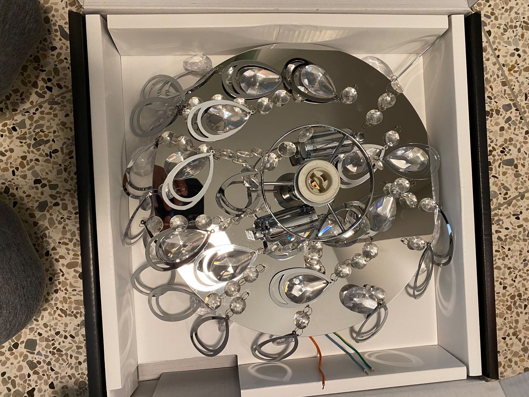 Livique Lampadari & plafoniere: 2 Stücke Elegante Deckenlampe Kristall Chrom  . – Usato da Zürich venduto da Hamere 2