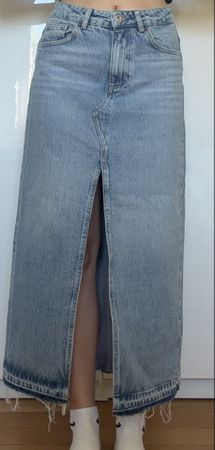 Jeansrock Pull&Bear hellblau Schlitz Grösse S neuwertig