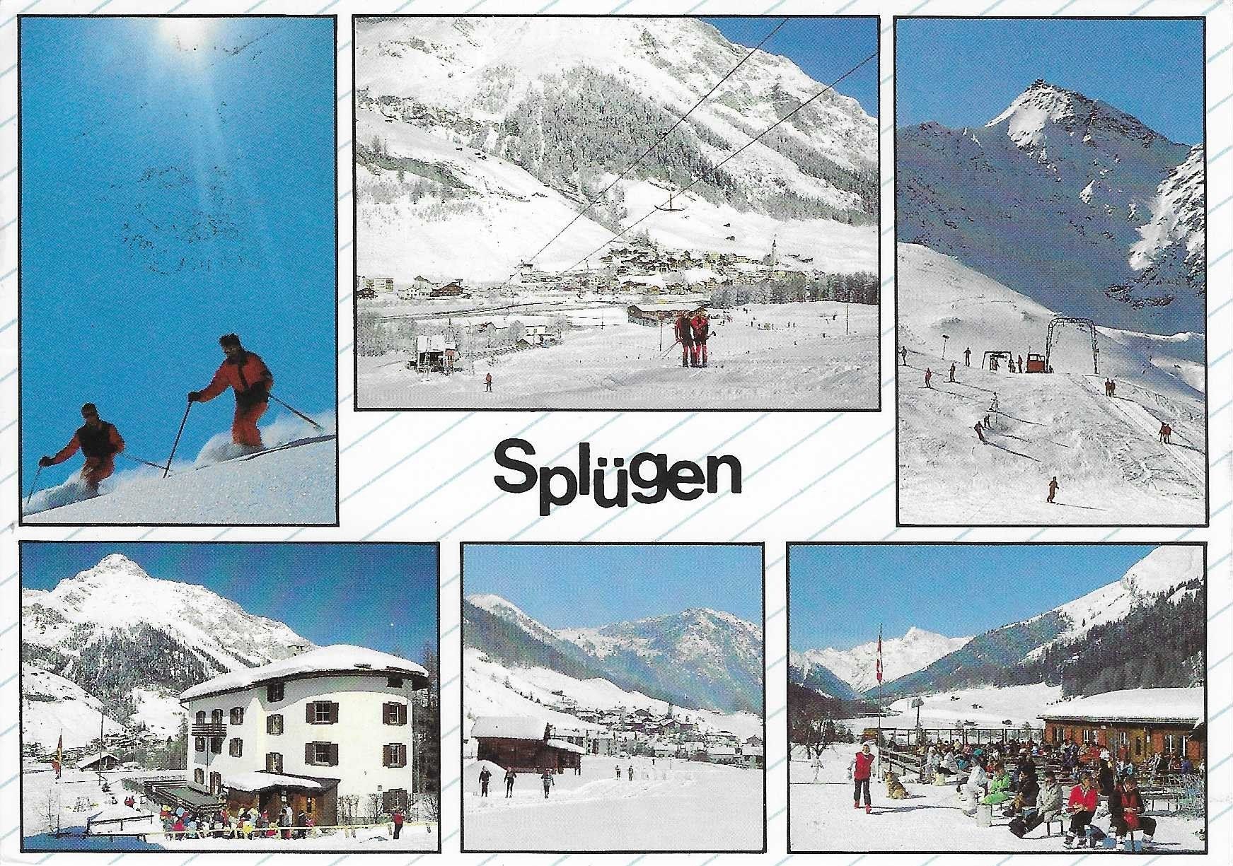 Cartoline postali: Splügen GR – Usato da Rothrist venduto da Stranglehold