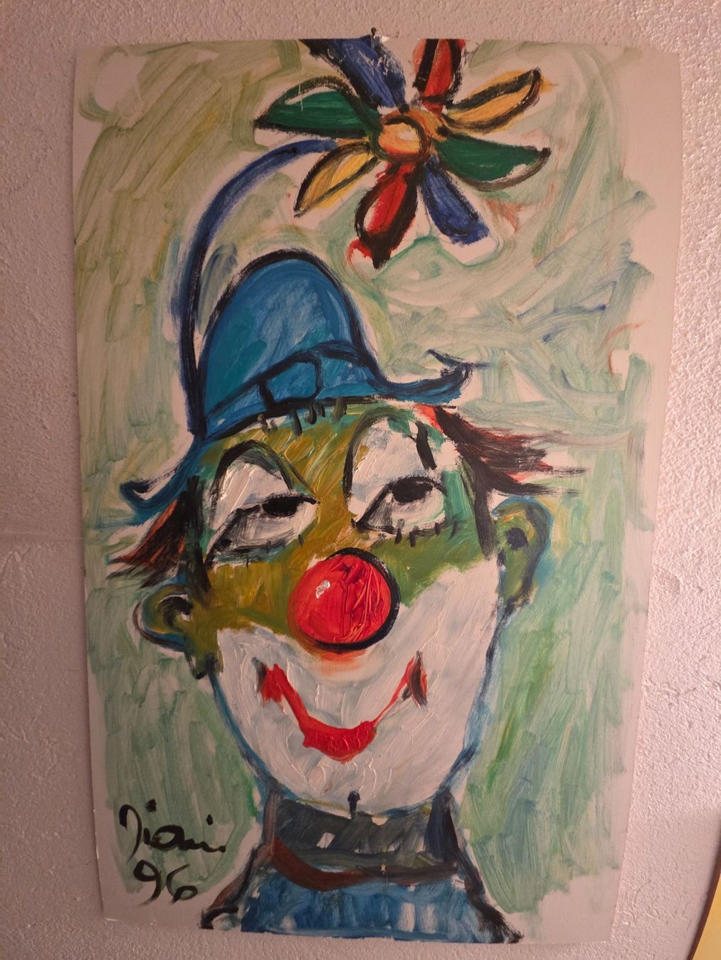 Gemälde: Giani Gastiglioni Clown Gemälde – Gebraucht aus Niederlenz von Moki123