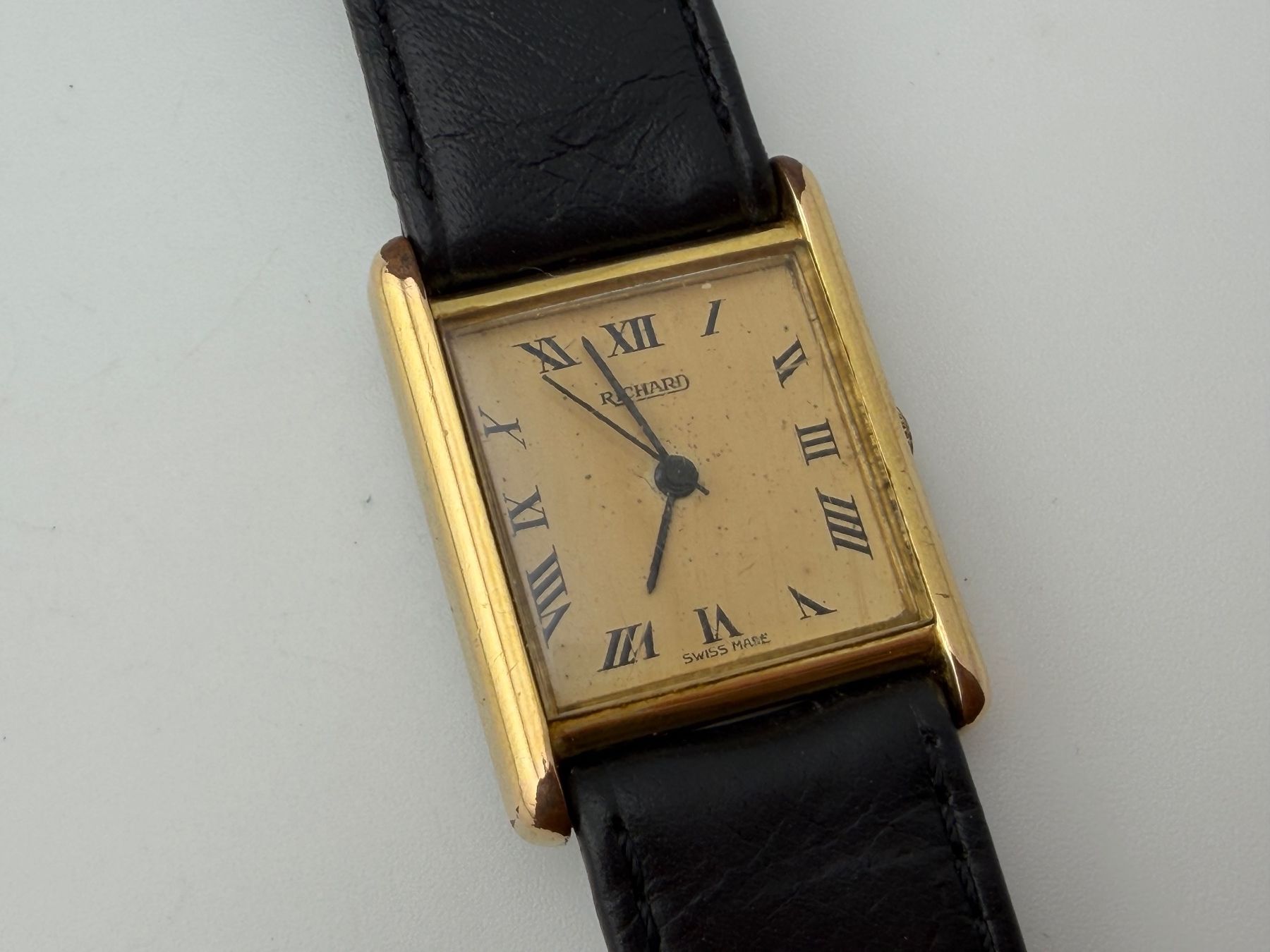Orologi: Vintage RICHARD Tank läuft – Usato da Biel/Bienne venduto da MrP_WatchesBiel 1