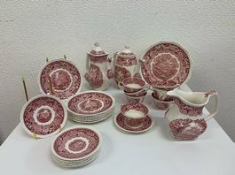 Vintage Masons Vista Geschirrset viktorianisch Landhausstil
