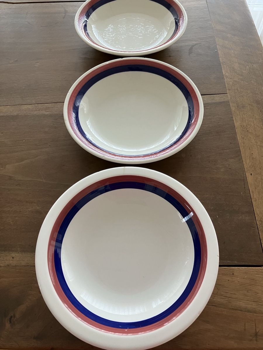 Teller: 3 tessiner Suppenteller – Gebraucht aus losone von china06 8
