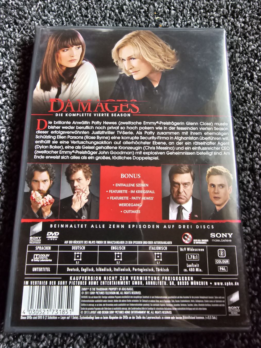 Tutti i DVDs: Damages Staffel 4  – Usato da Ruswil venduto da jan_bxl5 1