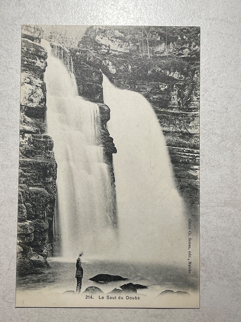Cartoline postali: Alte Ansichtskarte Saut du Doubs – Usato da Strengelbach venduto da Aschatan5
