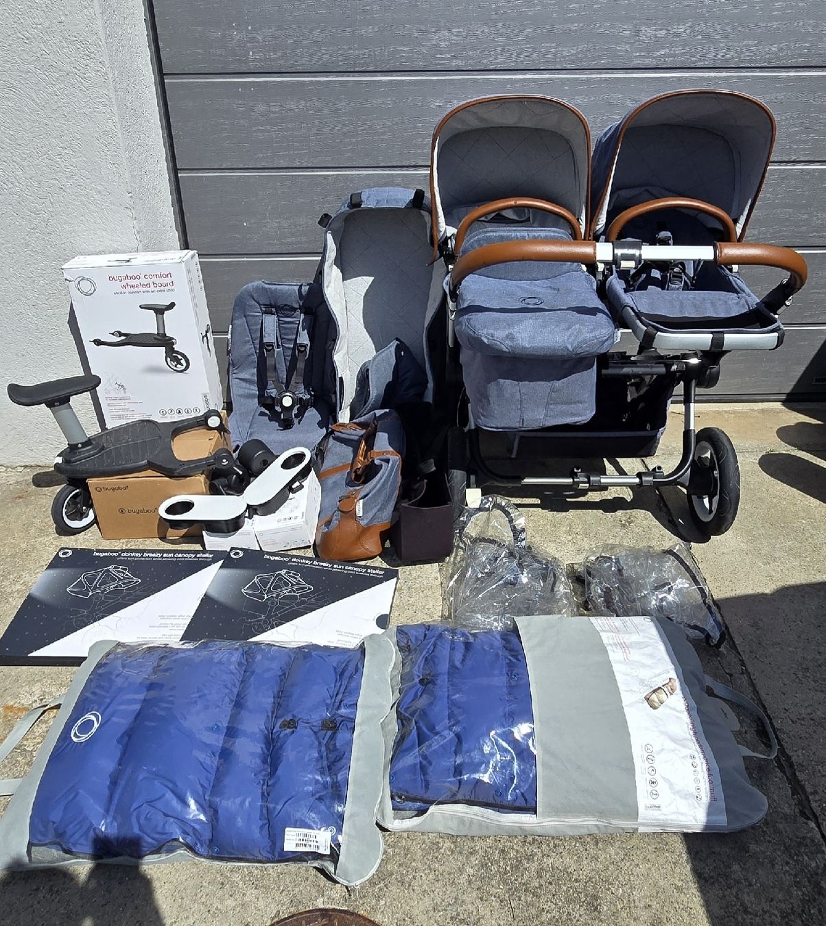 Bugaboo Carrozzine: Bugaboo Donkey Geschwisterwagen Special Edition Weekender – Usato da Muhen venduto da jessi2000