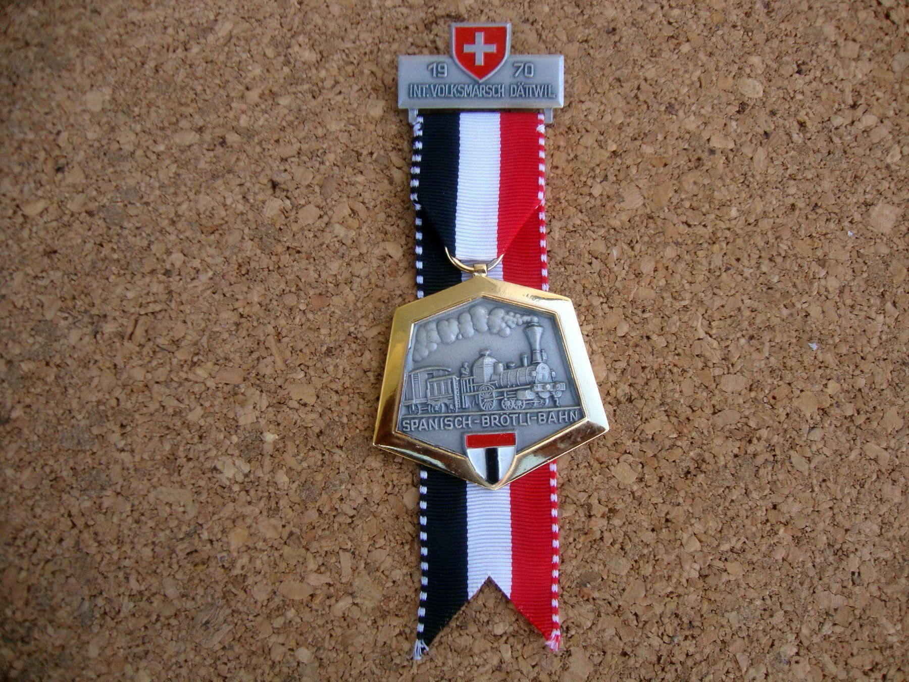 Medaillen: Spanisch-Brötli-Bahn Medaille Abzeichen – Neu (gemäss Beschreibung) aus Döttingen von Kubuli1 1