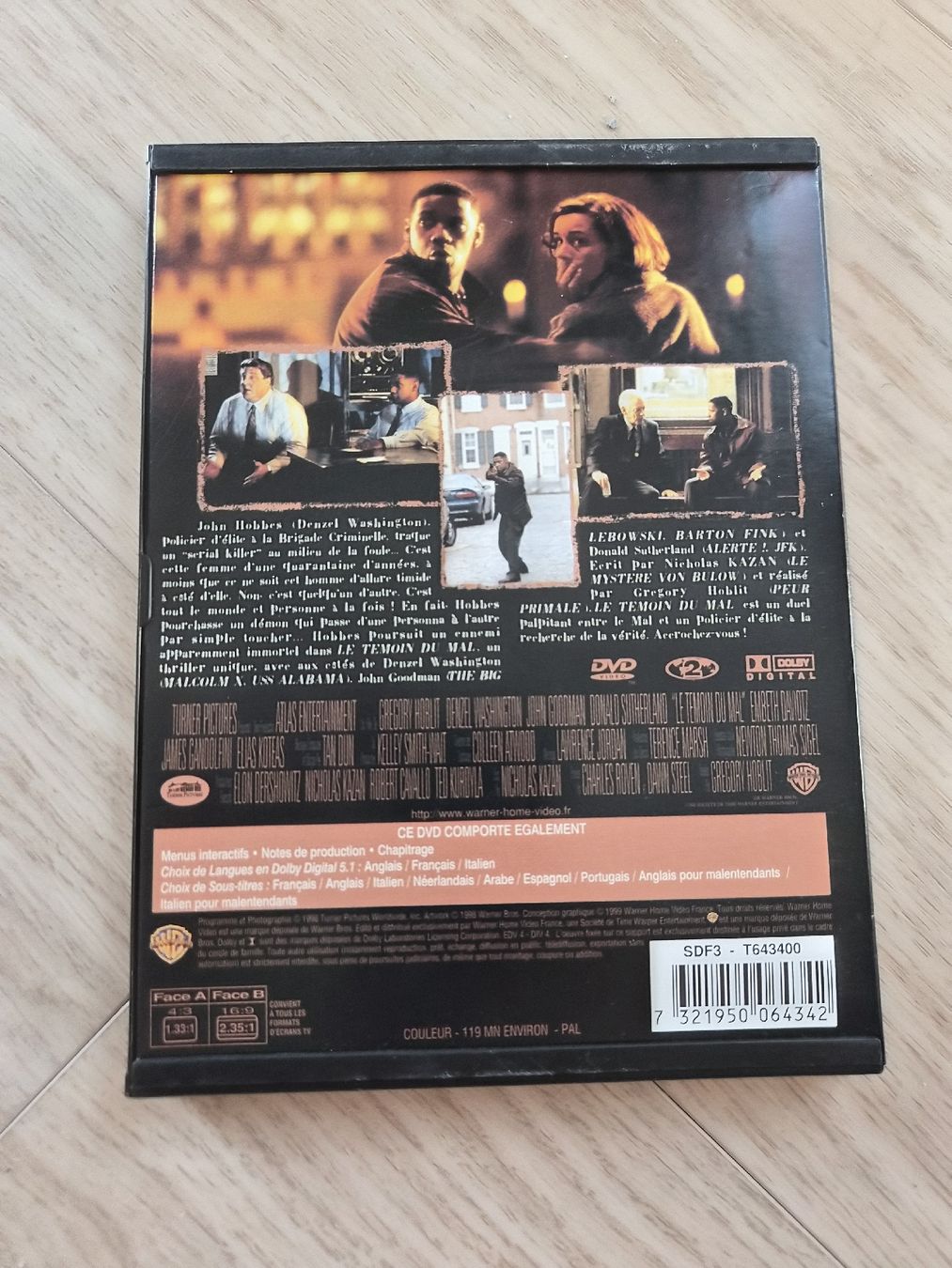 Tous les DVDs: DVD Le Témoin du Mal Denzel Washington  – D'occasion à La Joux FR par car_ck96 2