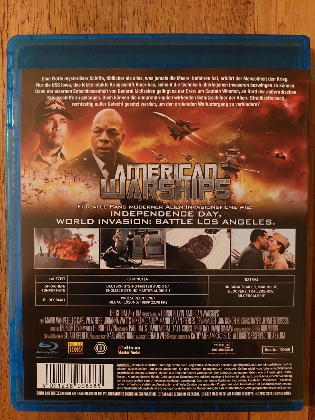 Tutti i DVDs: Blu Ray - American Warships – Usato da Rheinfelden venduto da FilmAuktion 1