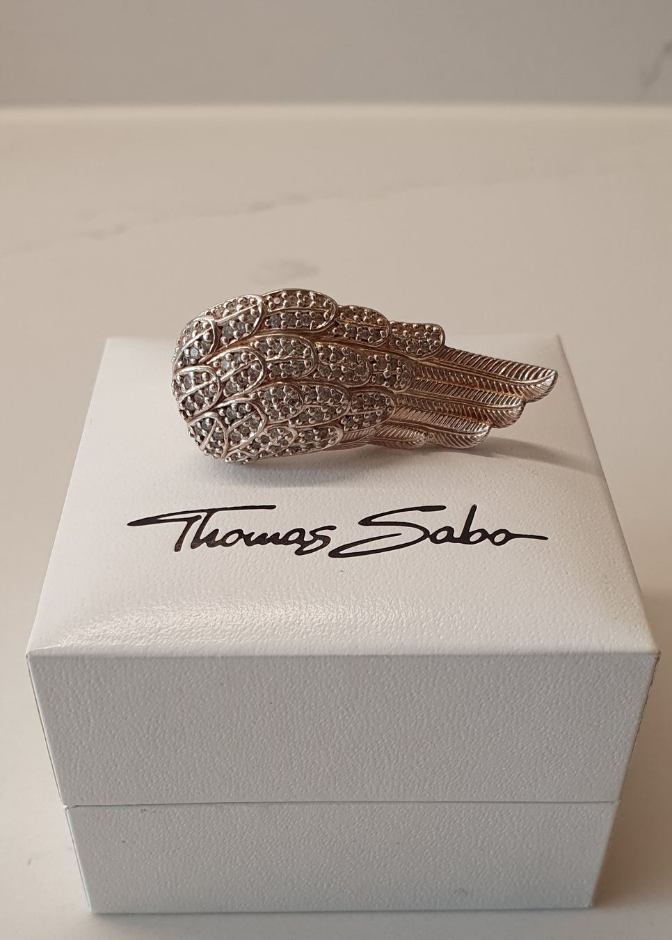 Thomas Sabo Anelli: Thomas Sabo Ring Flügel, Grösse 54 – Usato da Pagig venduto da Spring14
