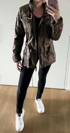 Khujo Übergangsjacke Damen Gr. XXL Jacke braun Herbst