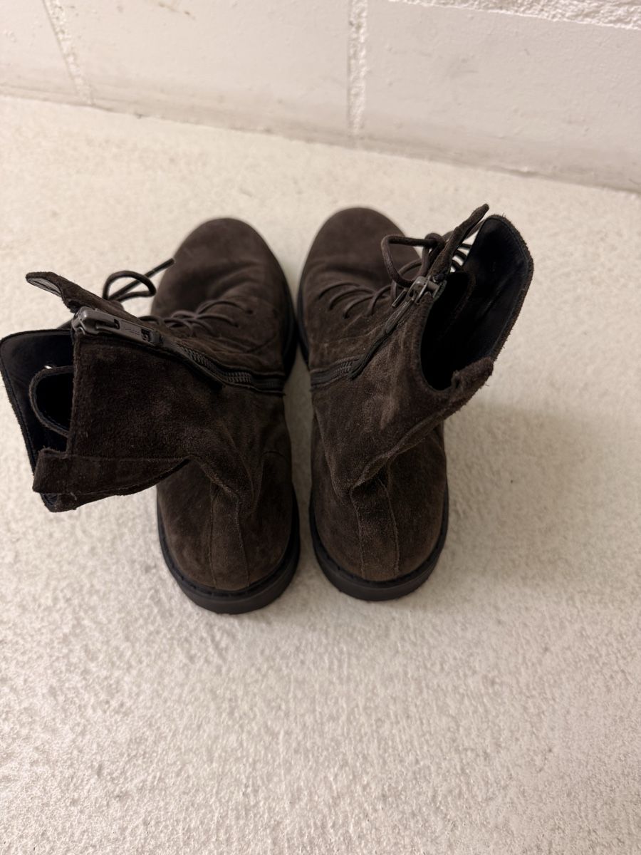 Damenschuhe: Wildleder Stiefeletten dunkelbraun Gr 40 – Gebraucht aus Allschwil von Frida015 4