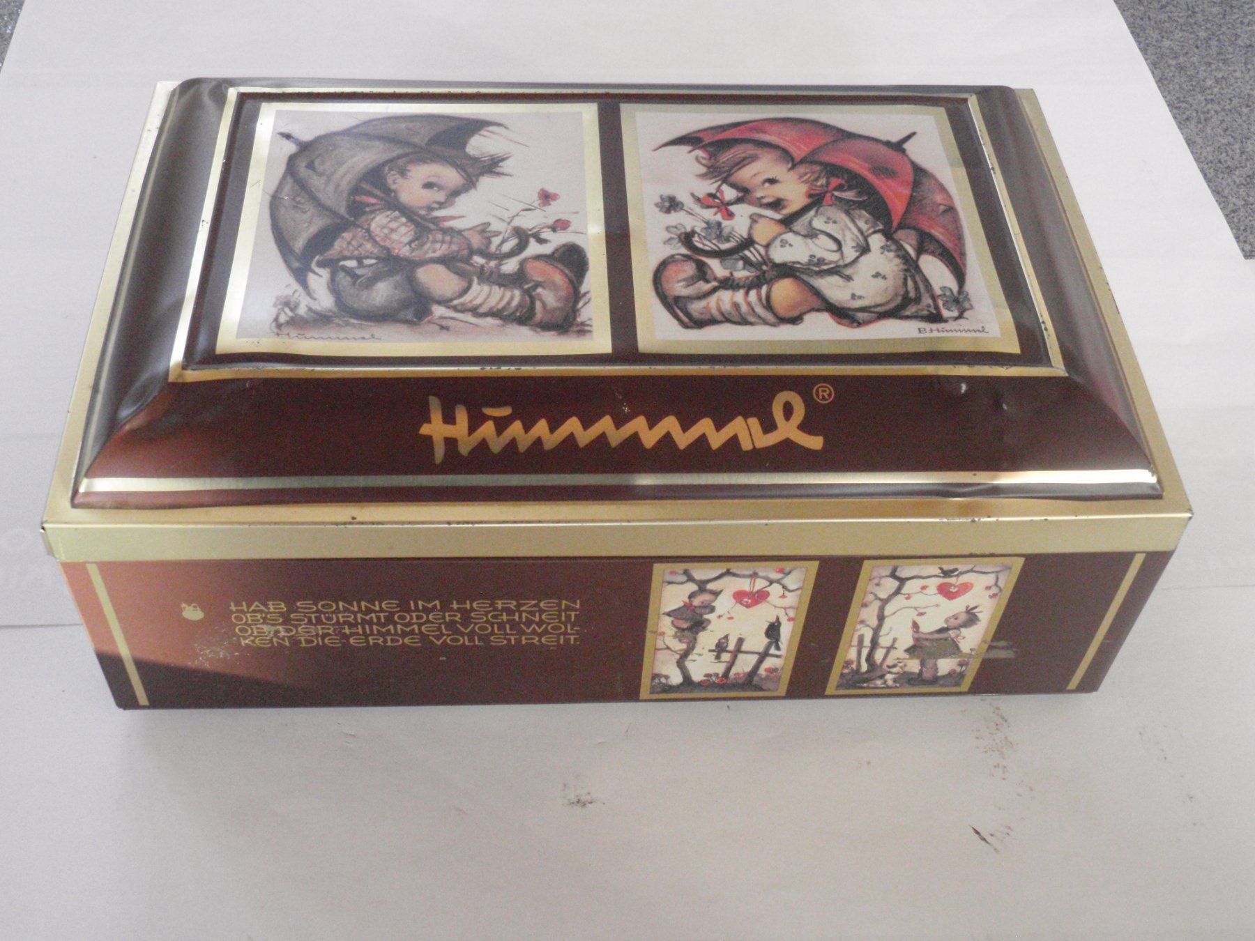 Zuckerdosen: Blechdose , Otto Schmidt ,  " Hummel " – Gebraucht aus Boswil von pavo1 1