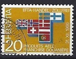 1966 - EFTA - Flaggen