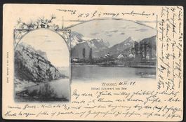 Weesen 2 Bilder mit Hôtel Schwert am See