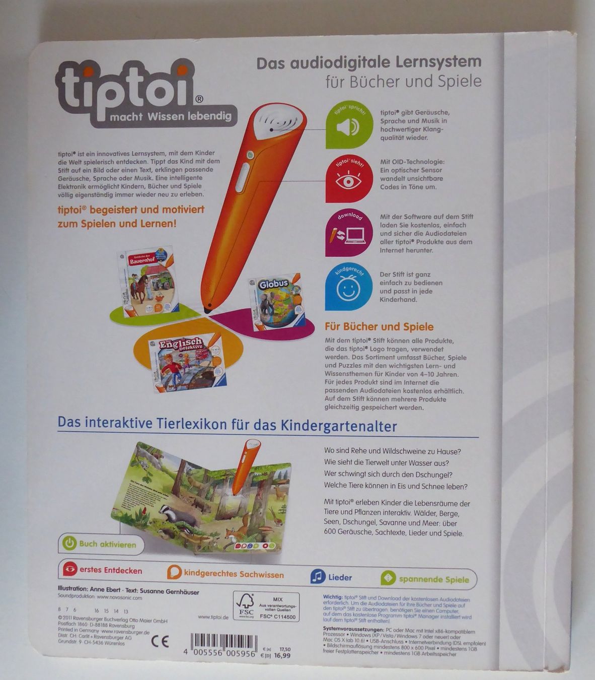 Bücher: Tiptoi Bilderlexikon Tiere - Interaktives Tierbuch! – Neu (gemäss Beschreibung) aus Wettingen von tonia3 1