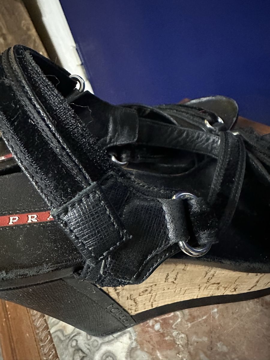 Prada Scarpe da donna: Sandales haut de forme Prada taille 36. – Usato da Genève venduto da Tom6 3