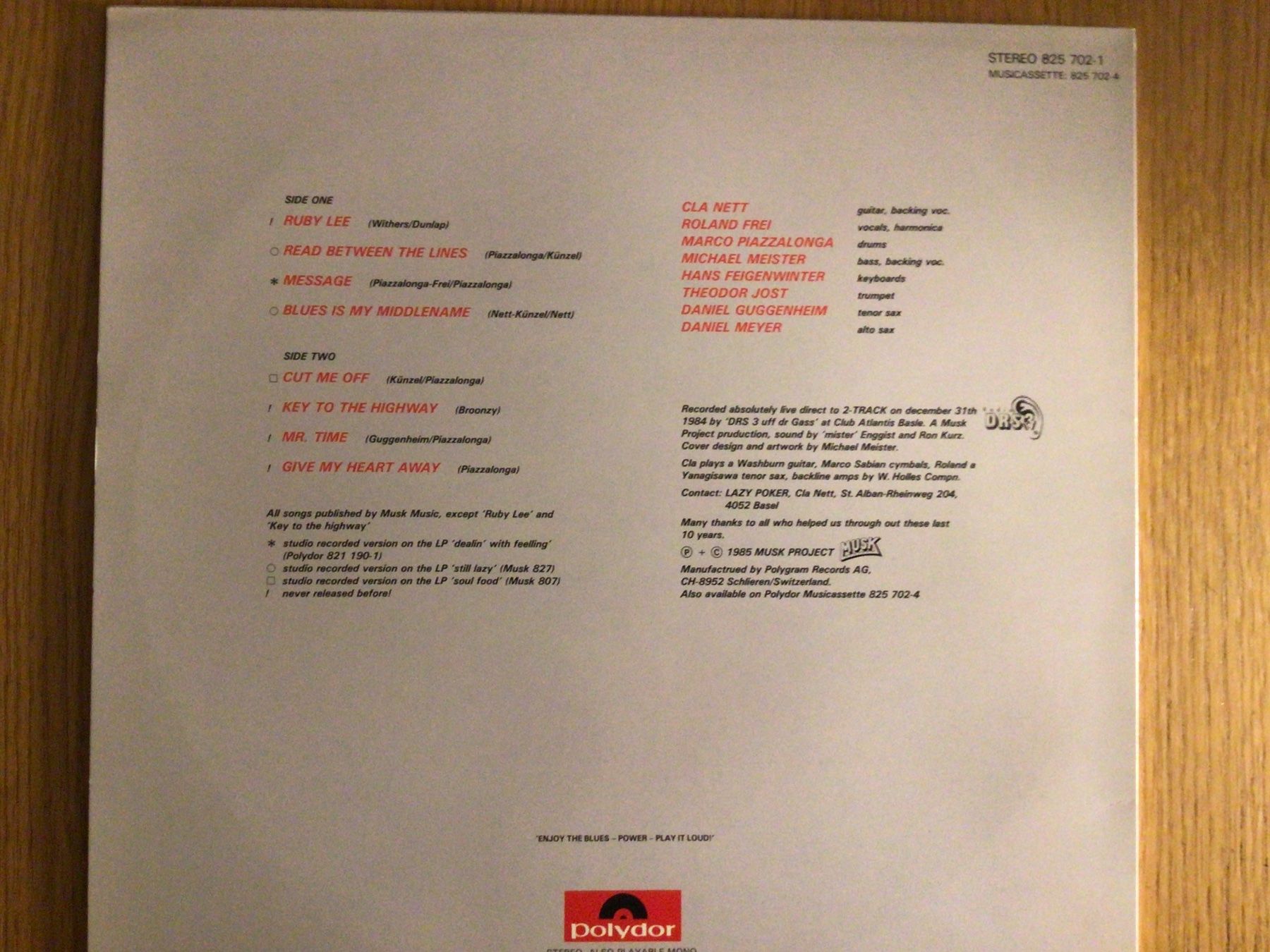 Schallplatten: LAZY POKER, Constant Fold Supply No.6, Lp, 1985 – Gebraucht aus Steinach von Quarkie 1