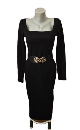 langes Kleid Maxi Schwarz mit H&M Gr. S Business Chic