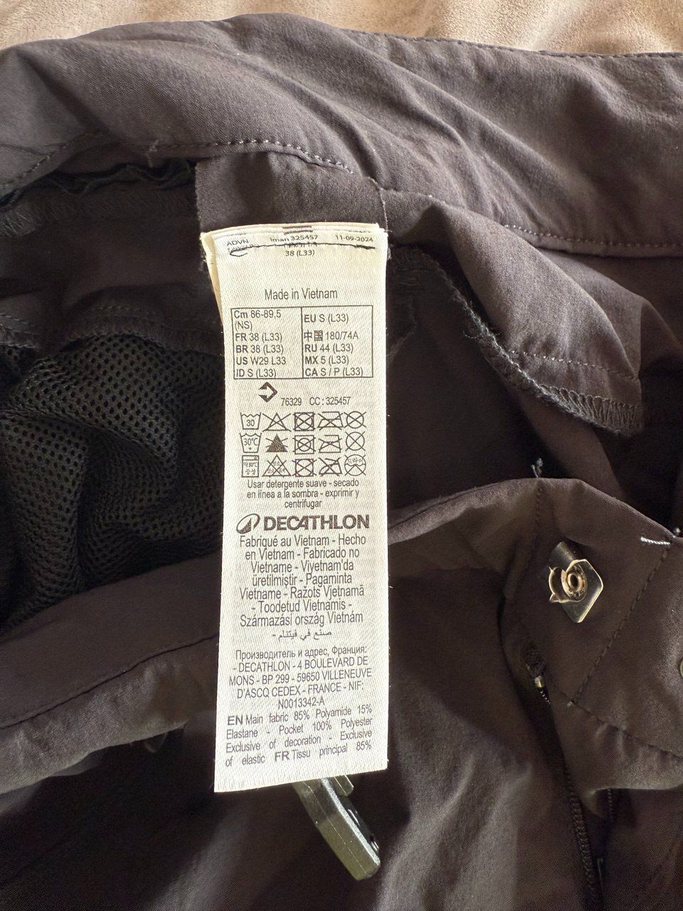Decathlon Hosen: Black hiking pants, size S, good for M – Neu (gemäss Beschreibung) aus Zürich von futurmutur 6