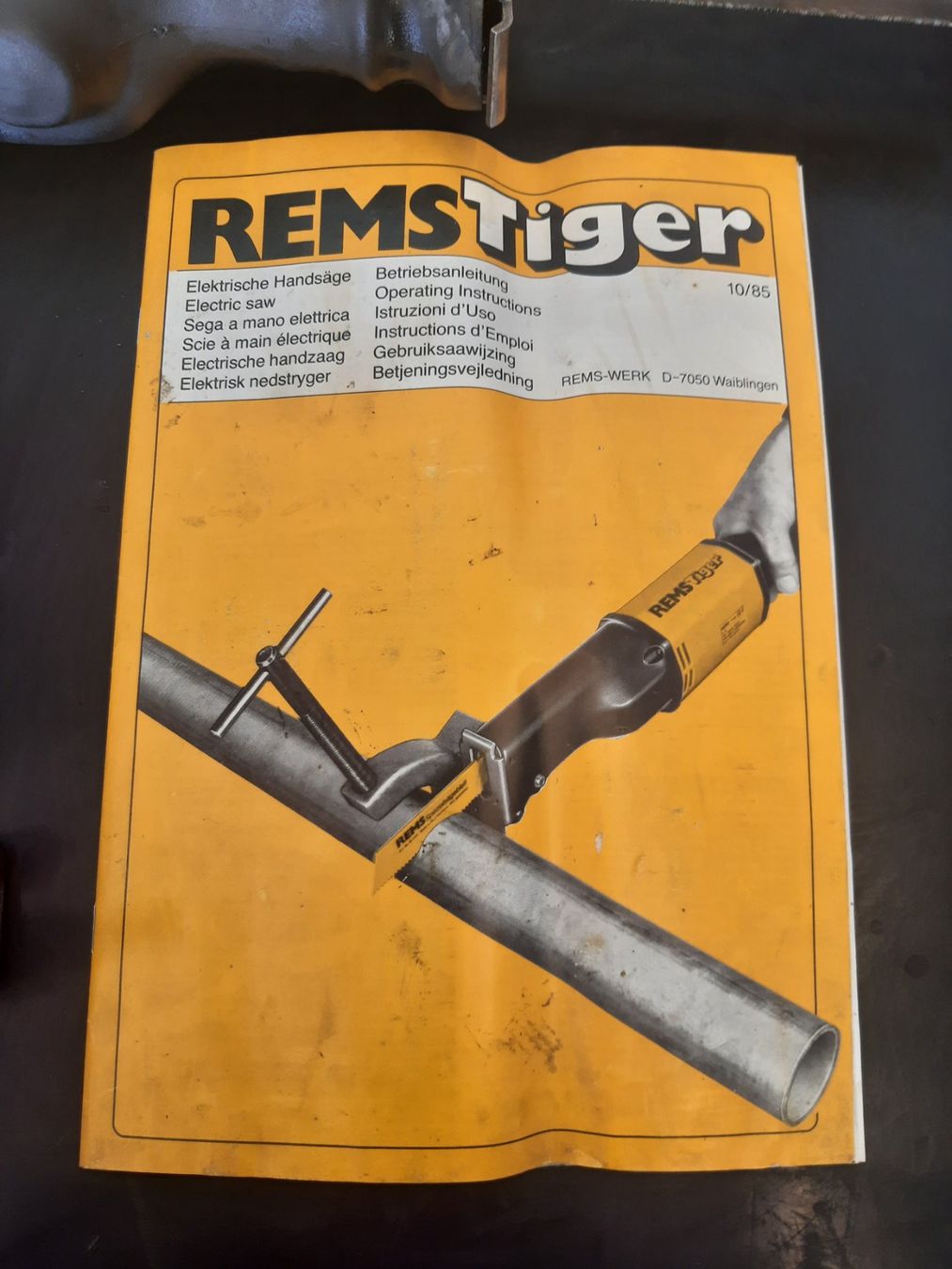 Rems Seghe: REMS Tiger Elektrische Handsäge – Usato da Eschlikon TG venduto da Freitech.2015 1