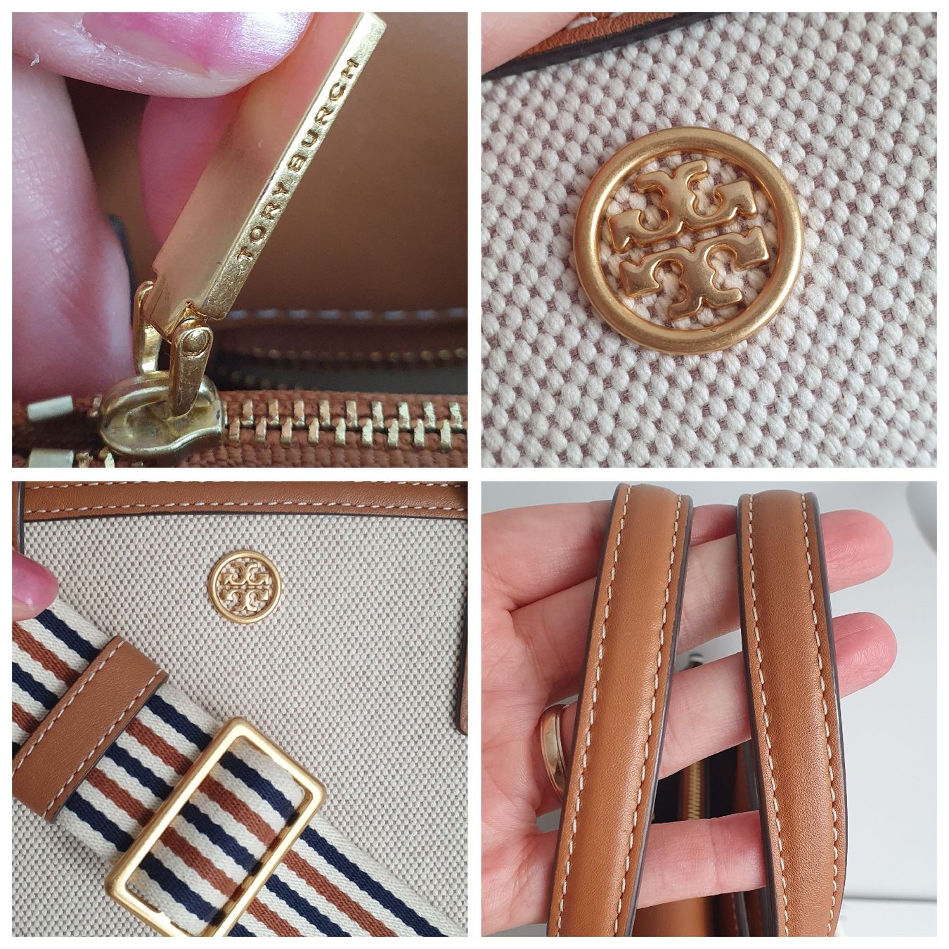 Tory Burch Borse da donna: Tory Burch Tote Bag Textilgewebe Canvas  – Nuovo (secondo la descrizione) da Niederteufen venduto da Mira_72 8