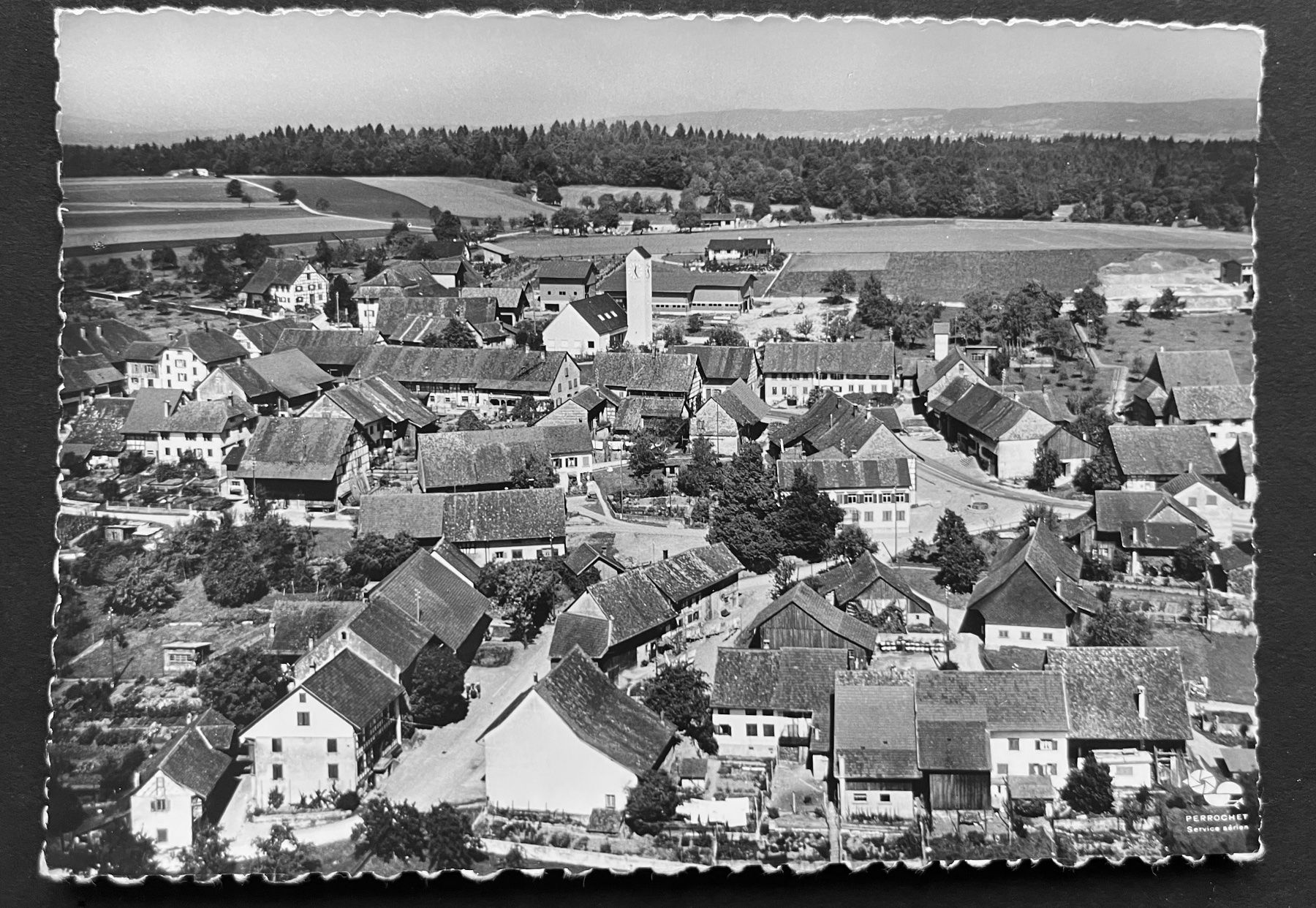 Ansichtskarten: TRUTTIKON ….MIT DEM FLUGZEUG UBER...ca. 1960 – Gebraucht aus Ostermundigen von DaxKarten-75