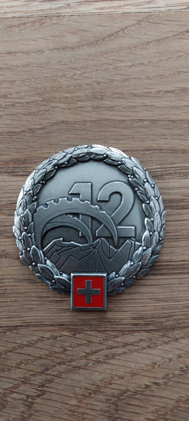 Schweizer Armee Placchette & Badge: Emblem der Gebirgsinfanterie 12 – Usato da Sargans venduto da blauberg