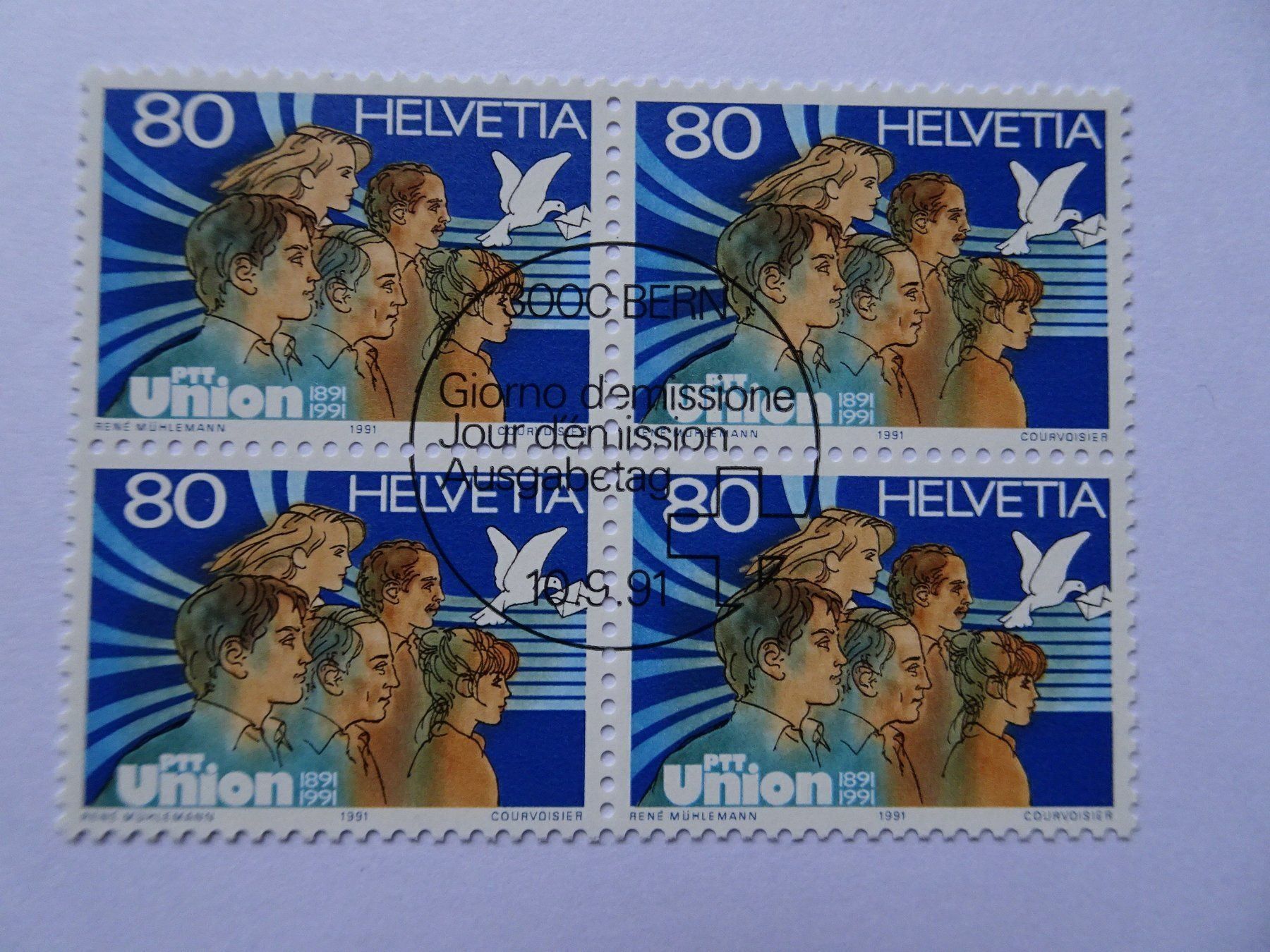 Tous les timbres: 1991 – Neuf (Voir description) à Aadorf par Chnorli-Furz