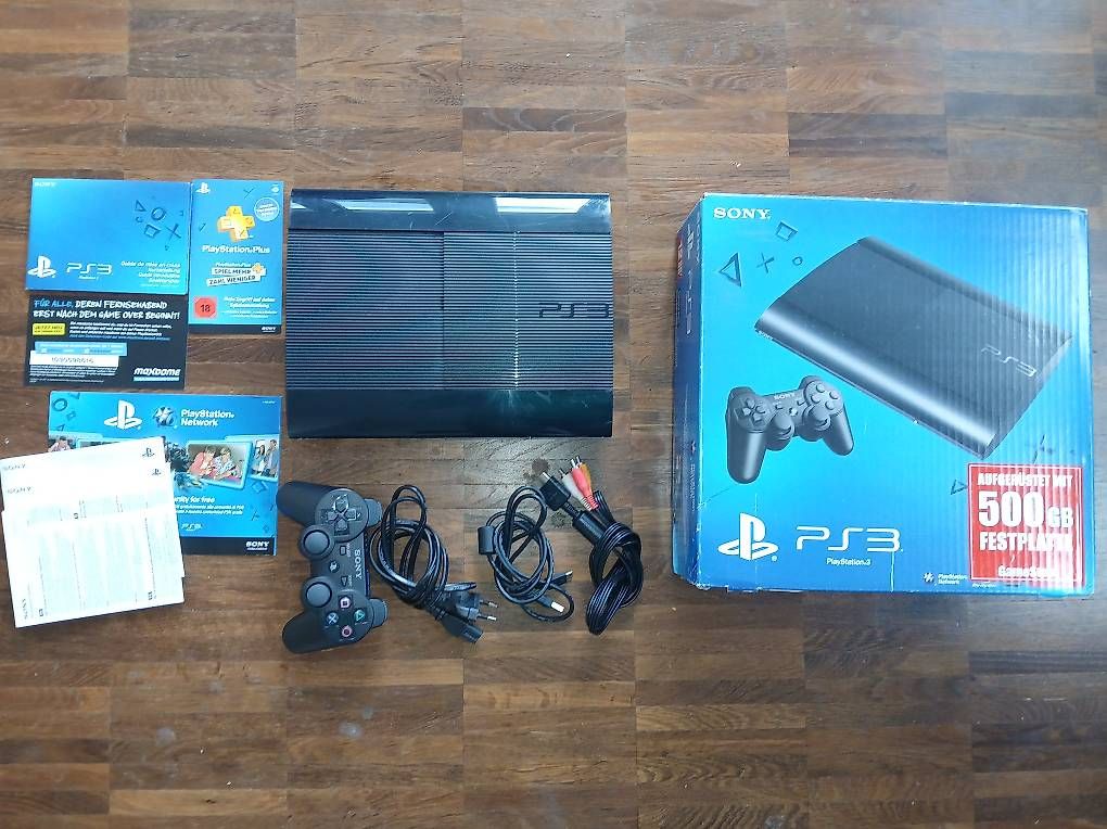 Konsolen: PS 3 Super Slim in OVP, 4004A – Gebraucht aus Bäch SZ von Retroandy