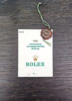 Rolex Zertifikat Offizielle Garantie 15223 - P264938 und Tag