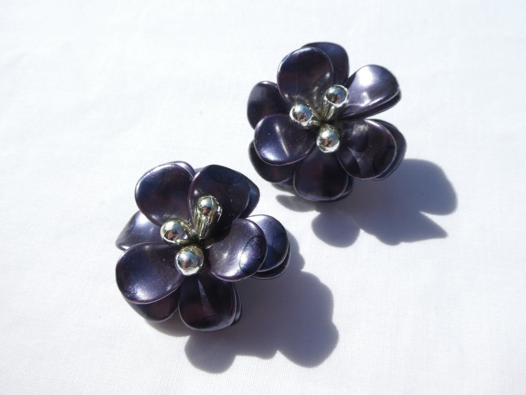 Orecchini pendenti & Orecchini a lobo: Grosse Vintage Ohrclips, Modeschmuck – Usato da Gattikon venduto da kaandooh 1
