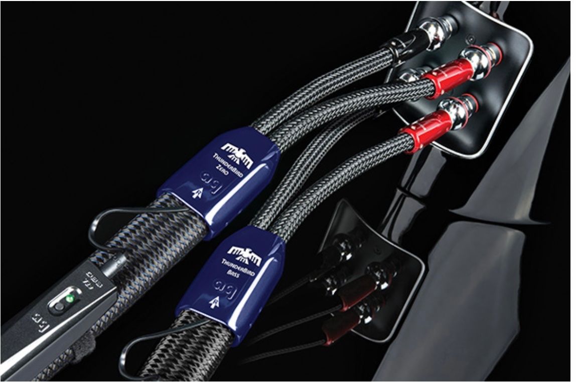 AudioQuest Kabel: AudioQuest Thunderbird ZERO + BASS Bi-Wi Lautsprecher Kabel – Neu (gemäss Beschreibung) aus Wilen b. Wollerau von Bene51