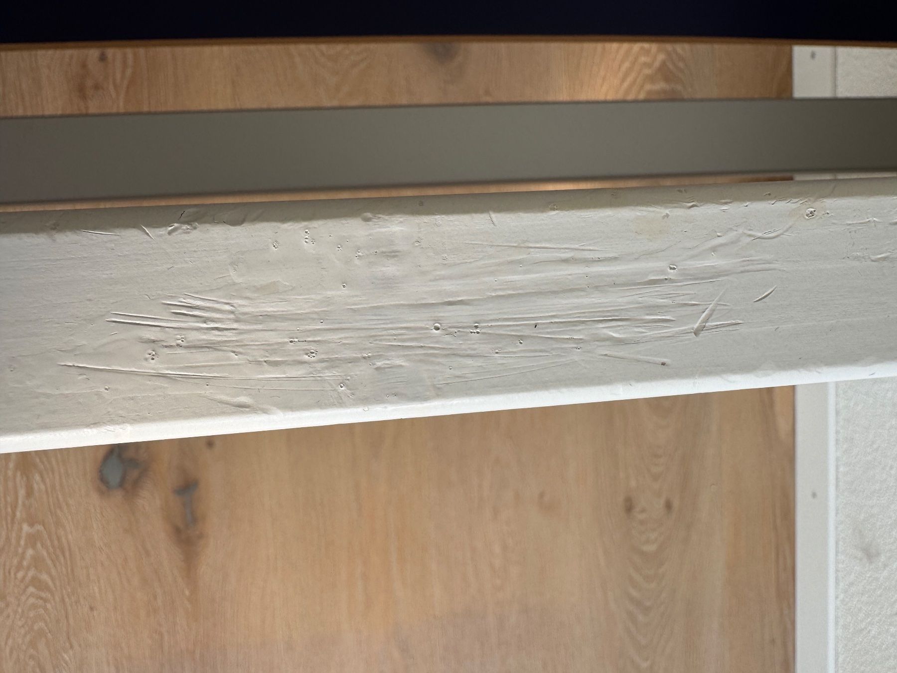Lifetime Brands Letti: Halbhohes Bett Lifetime, weiss/hellgrau – Usato da Zug venduto da ducky77 7