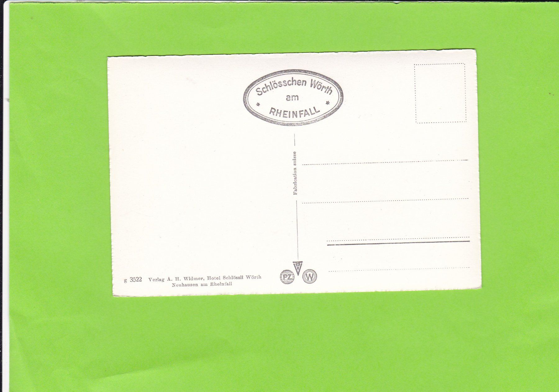 Cartoline postali: Rheinfall – Usato da St. Peterzell venduto da neckertal 1