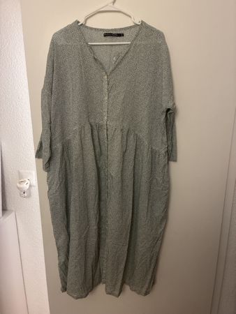 Gudrun Sjöden Kleid gepunktet Baumwolle Grösse L