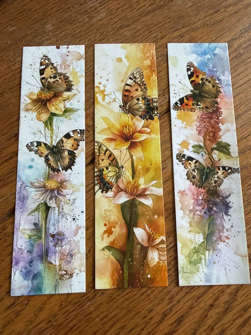 Altre raccolte & rarità: 3x Lesezeichen-Buchzeichen-Schmetterlingsgarten-Blume-Freude – Nuovo (secondo la descrizione) da Teufenthal AG venduto da MeineSchatztruhe