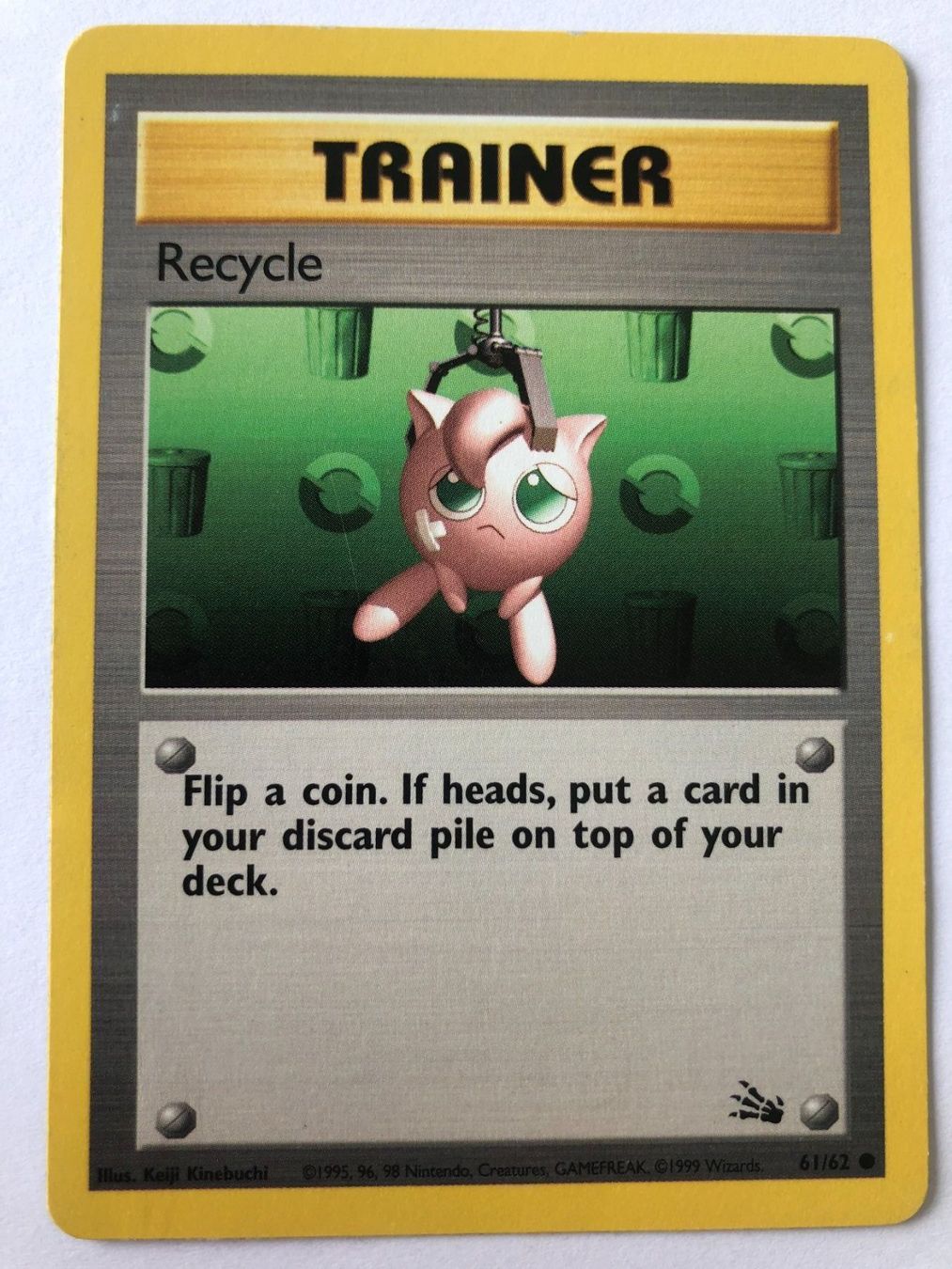 Pokémon Carte collezionabili: Recycle - Fossil - Pokemon – Usato da Nussbaumen AG venduto da Bika-Shop