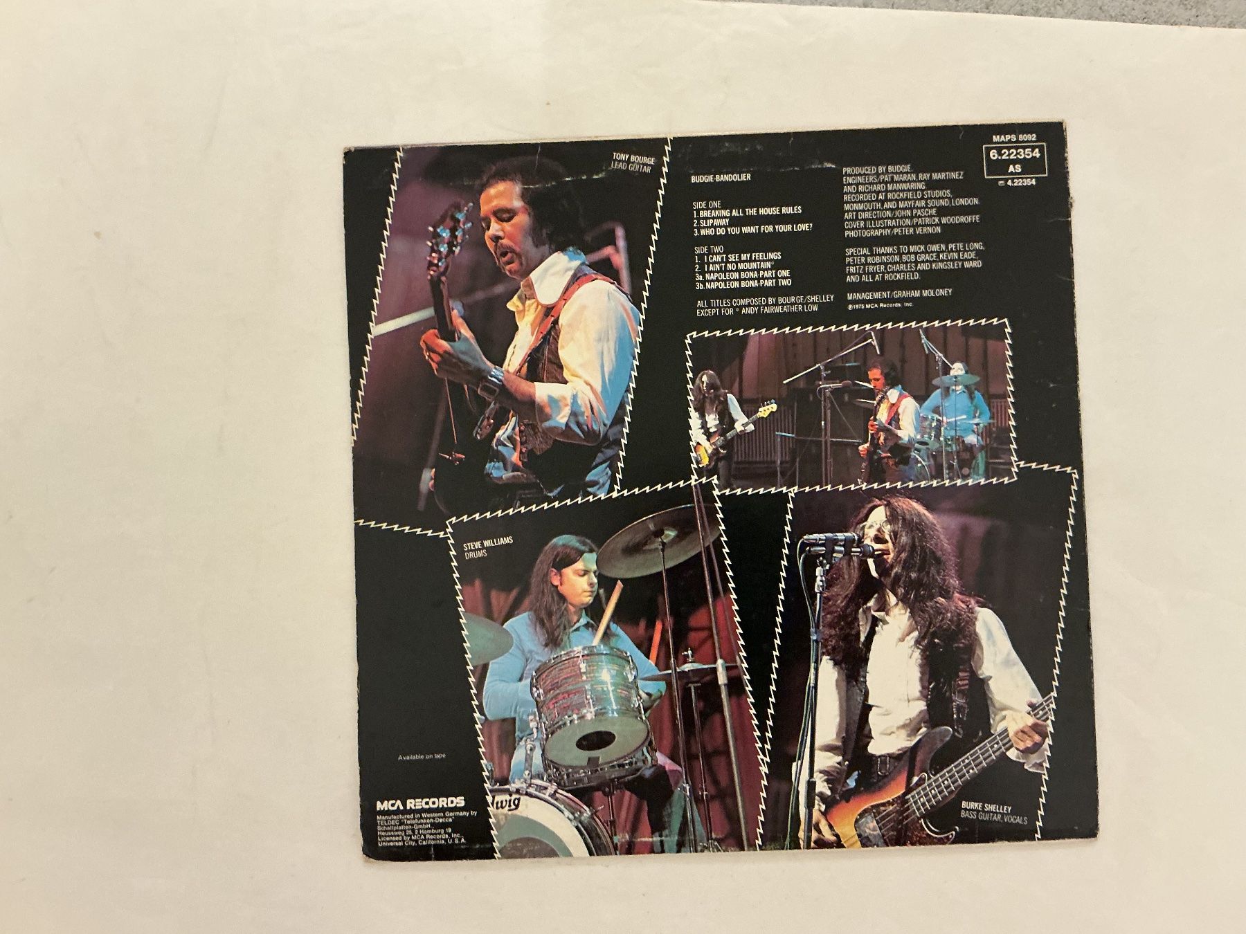 Schallplatten: Budgie LP - Bandolier – Gebraucht aus Winterthur von Tumko-Vinyl 1
