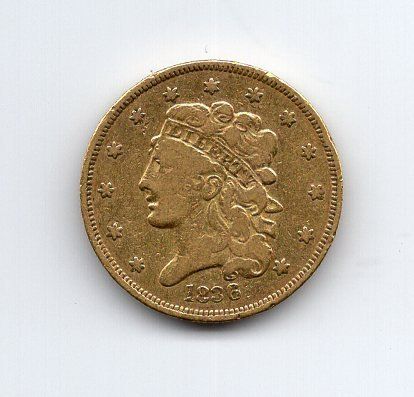 Tutti le monete: (2070) USA, 5 Dollars 1836, Head, Gold – Usato da Rüthi (Rheintal) venduto da erdnuessli1 1