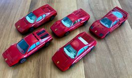 5 Modellautos: Ferrari / Bburago