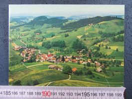 LUTHERN LU AK FLUGAUFNAHME AERO-FOTO FALTZ BESTOSSEN