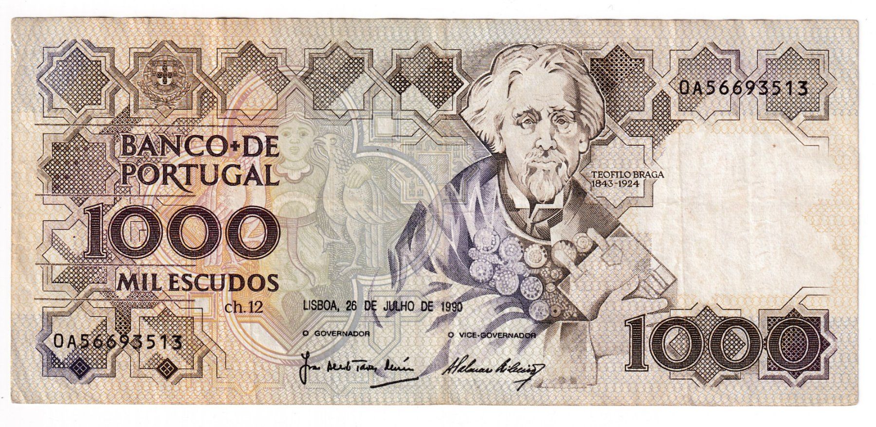 Banconote: Portugal 1000 escudos1990s – Usato da Neuchâtel venduto da karlpierrino