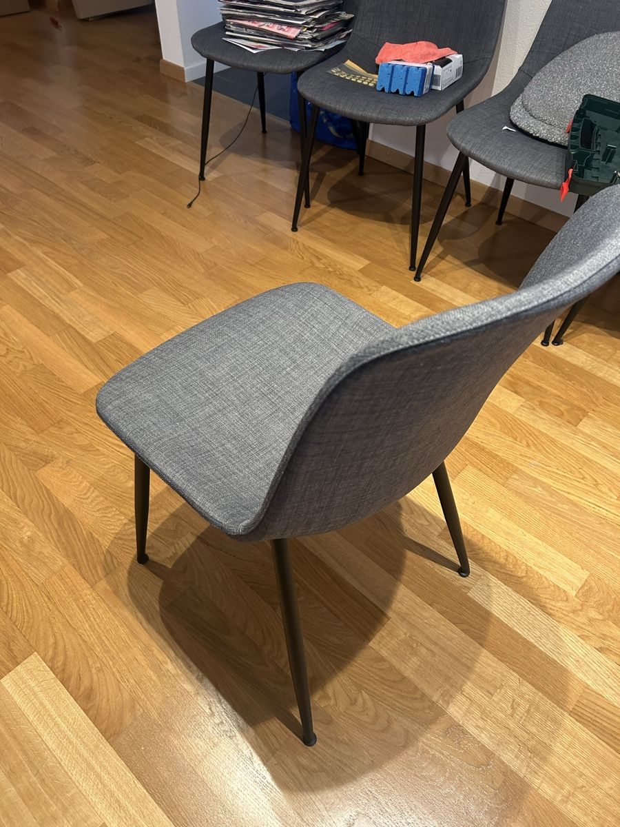 Ikea Sedie: 6x Esszimmerstuhl Stoff grau – Usato da Zollikofen venduto da Tristan_Wyss 1