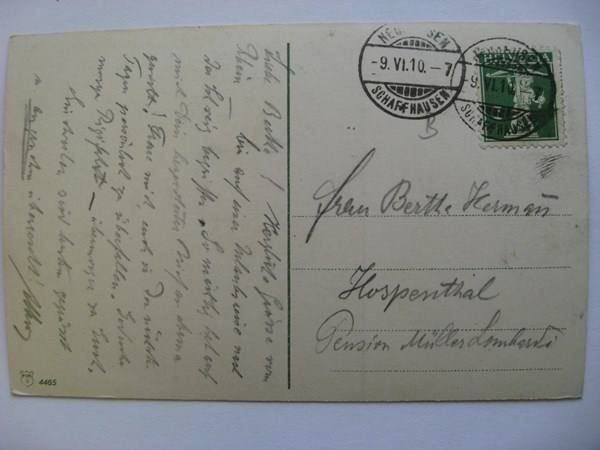 Cartoline postali: AK  Rheinfall – Usato da Gundetswil venduto da Egro01 1