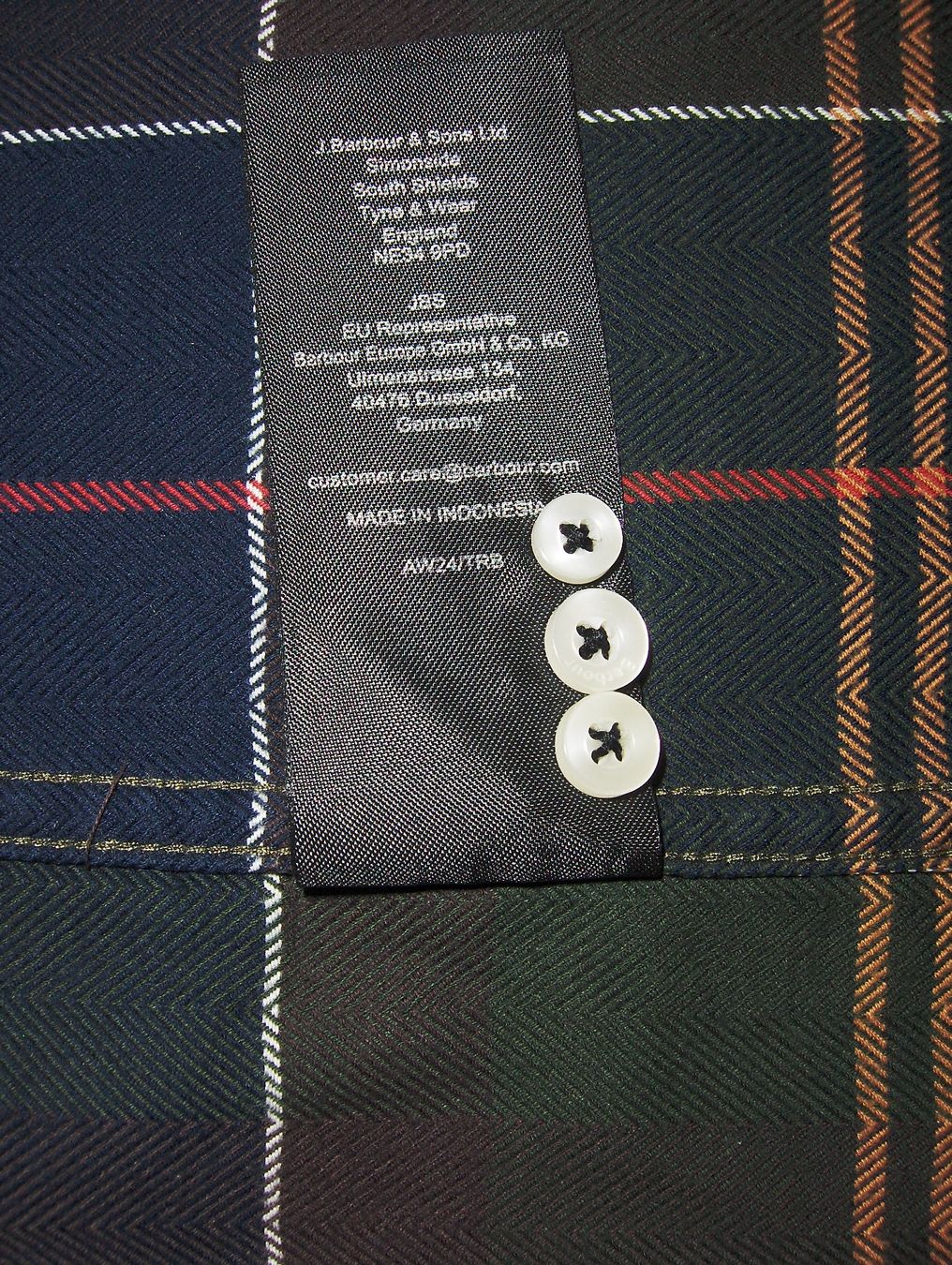 Barbour Camicie: Hemd Barbour Tartanmuster Grösse XL – Usato da Dübendorf venduto da mar_85sd 3