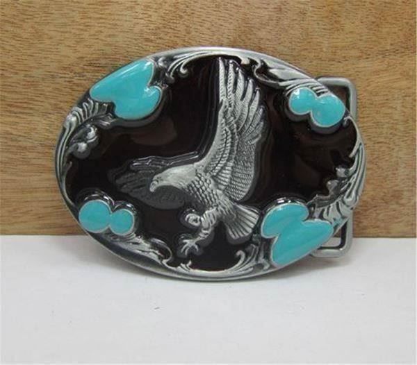 Fibbie per cinture: Metall Gürtelschnalle EAGLE Blue – Nuovo e nell'imballaggio originale da Münchwilen TG venduto da ecudos10