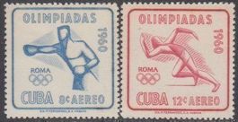 Cuba 1960 Olympische Sommerspiele-Jeux Olympiques Roma