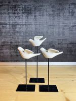 Deco 3 piece glass birds - New!